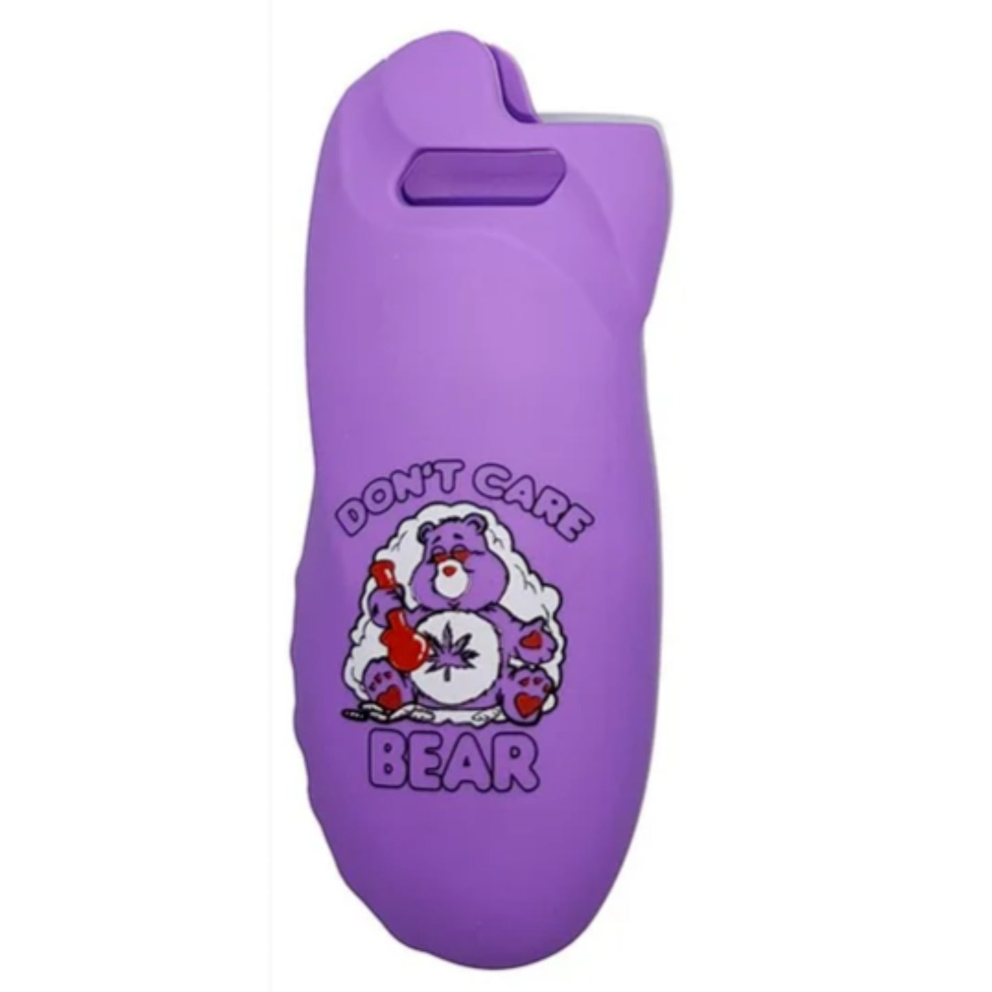 Don't Care Bear Silicone Cigarette Lighter Case Cover Large BIC Size - Homeware Discounts