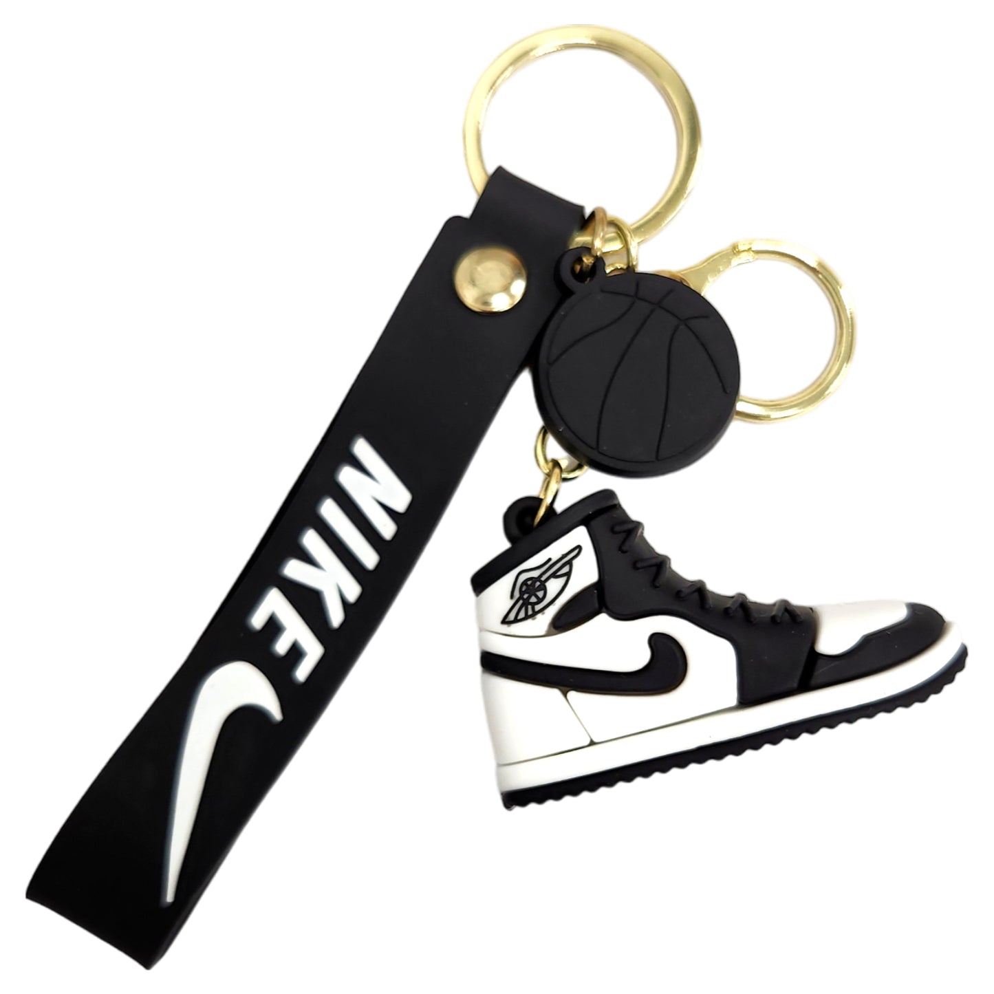 White Shoe Kids Key Chain Keyring