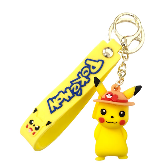 Poke Hat Kids Key Chain Keyring