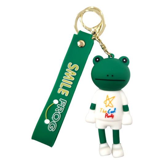 Green Frog Kids Key Chain Keyring