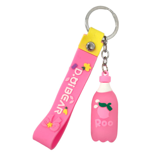 Pink Roo Kids Key Chain Keyring