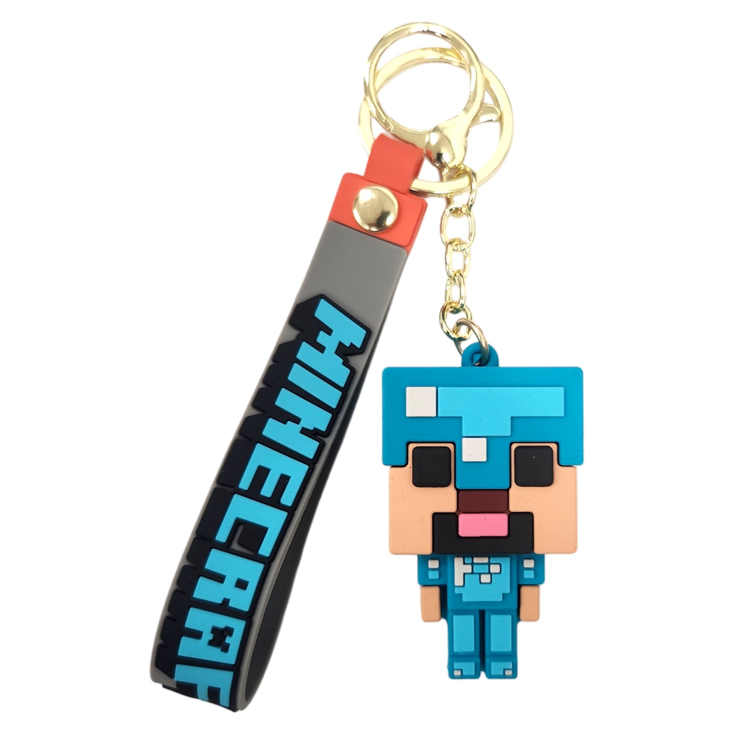 Minecraft Kids Key Chain Keyring