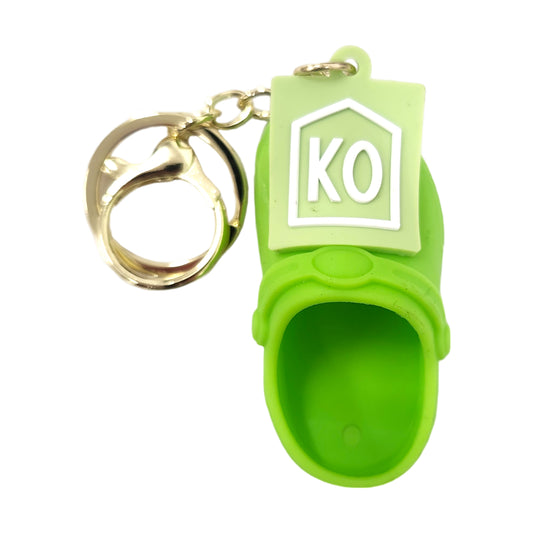 KO Green Shoe Kids Key Chain Keyring