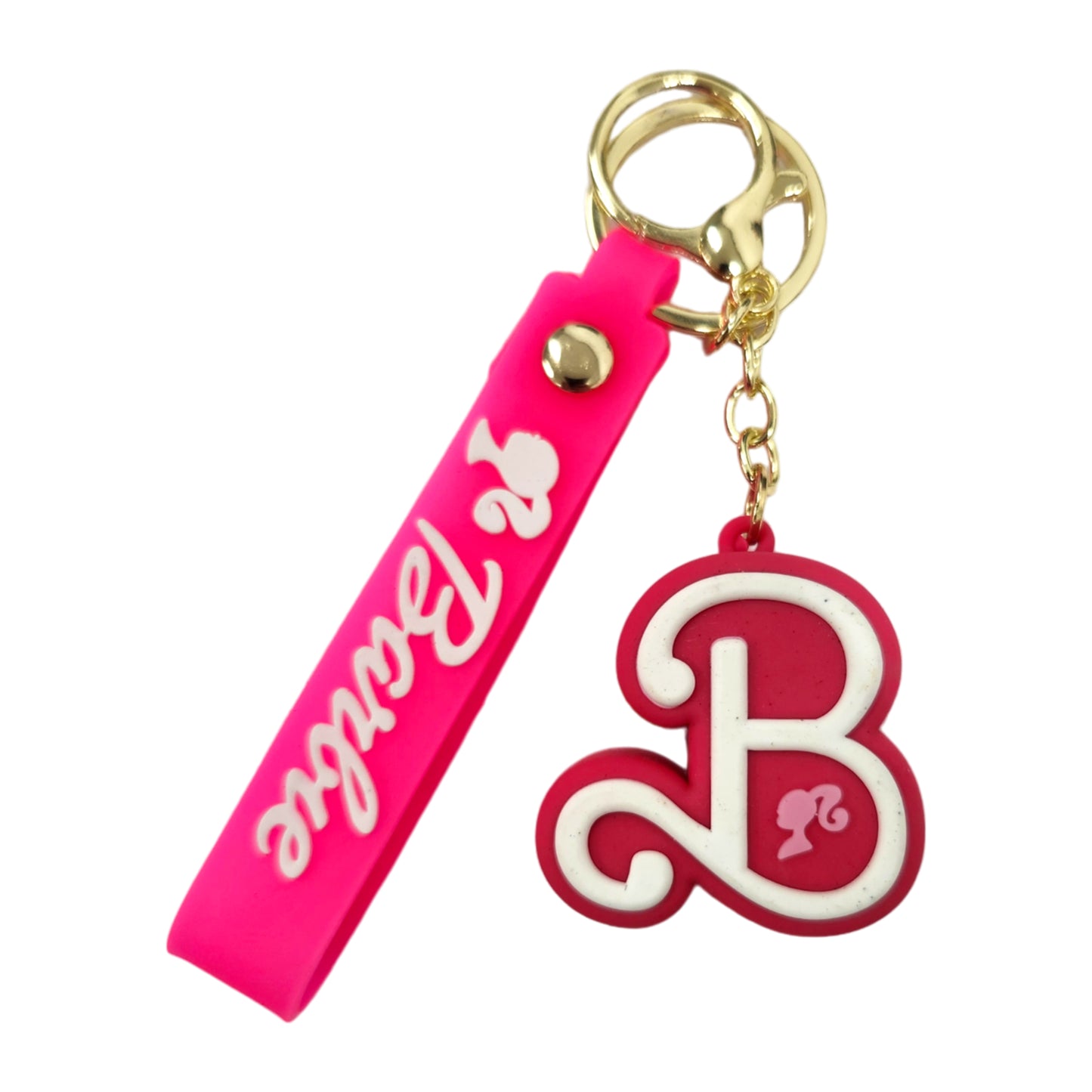 Barbie "B" Kids Key Chain Keyring