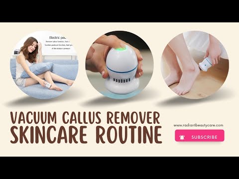 Wireless Portable Rechargeable Pedicure Foot Feet Calluses Remover Vacuum