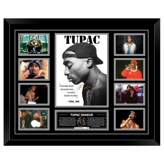 TUPAC SHAKUR 2PAC ALL EYEZ ON ME Signed Limited Photo Memorabilia Frame