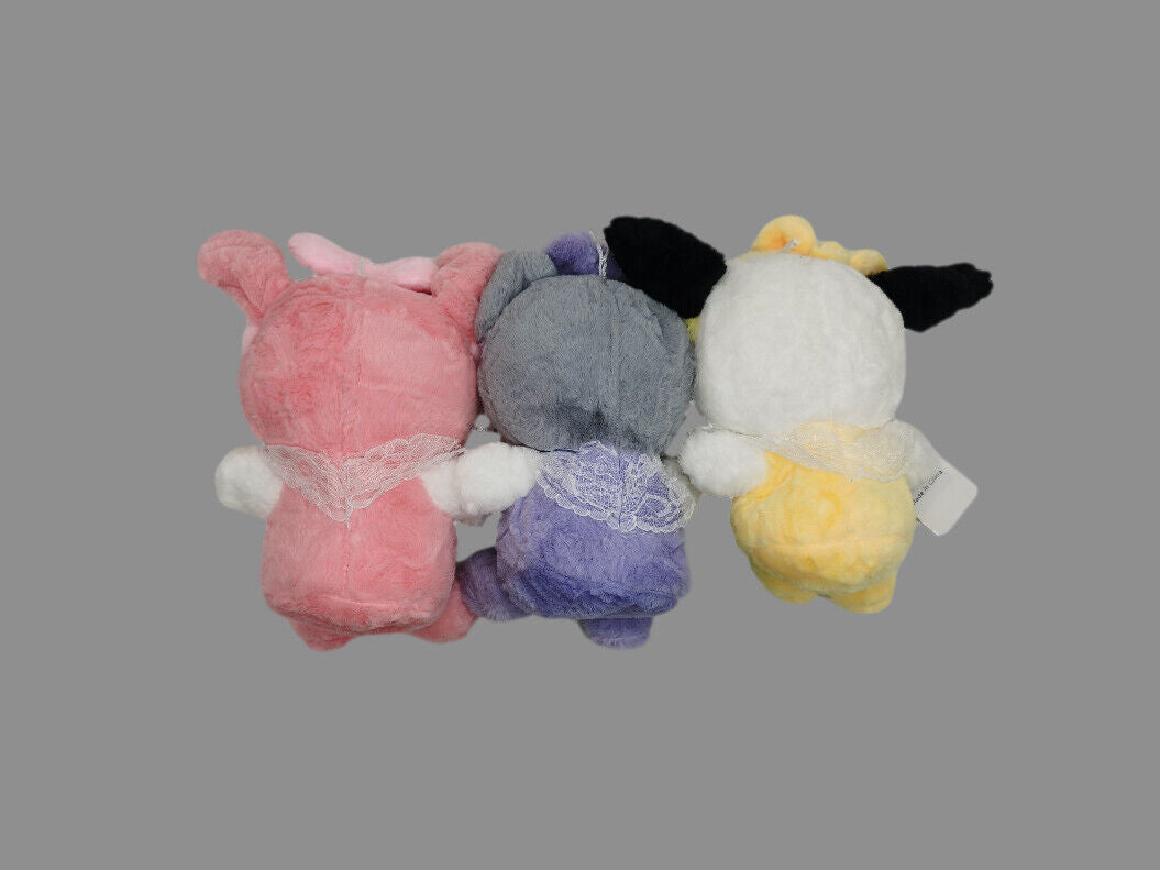 24cm Kawaii Sanrio Hello Kitty Pochacco Kuromi Plush Toy Soft Toy Plushie - Homeware Discounts