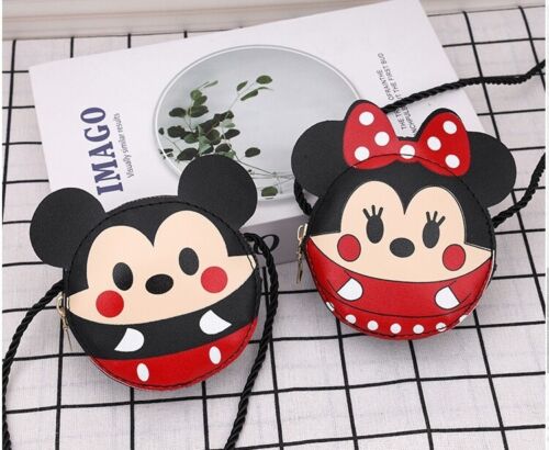 12cm Mickey Mouse Minnie Mouse Wallet Bag Coin Purse Kids Purse - Homeware Discounts