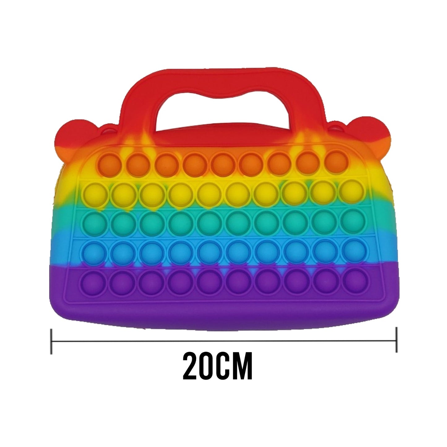 20CM Pop Bubble Toy Fidget Pencil Case Bag Sensory Toy ADHD Educational School - Homeware Discounts