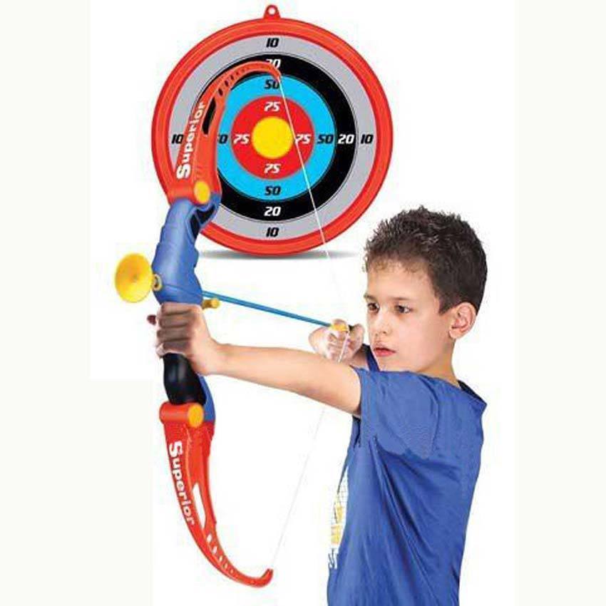 King Sport Toy Archery Toxophily Set Bow Suction Arrows Target/ arrow holder - Homeware Discounts