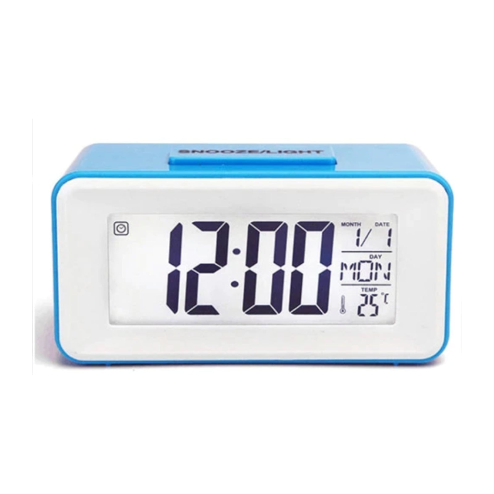 Digital LCD Backlight Display Clock With Calender, Temperature and Alarm - Homeware Discounts