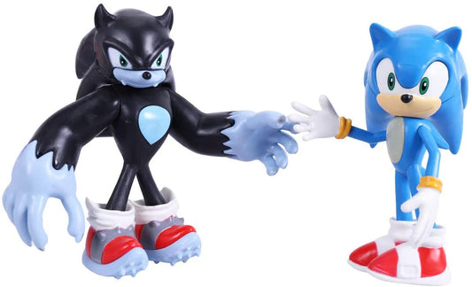 13CM 5-Piece Set Sonic The Hedgehog Action Figure Knuckles Shadow - Homeware Discounts