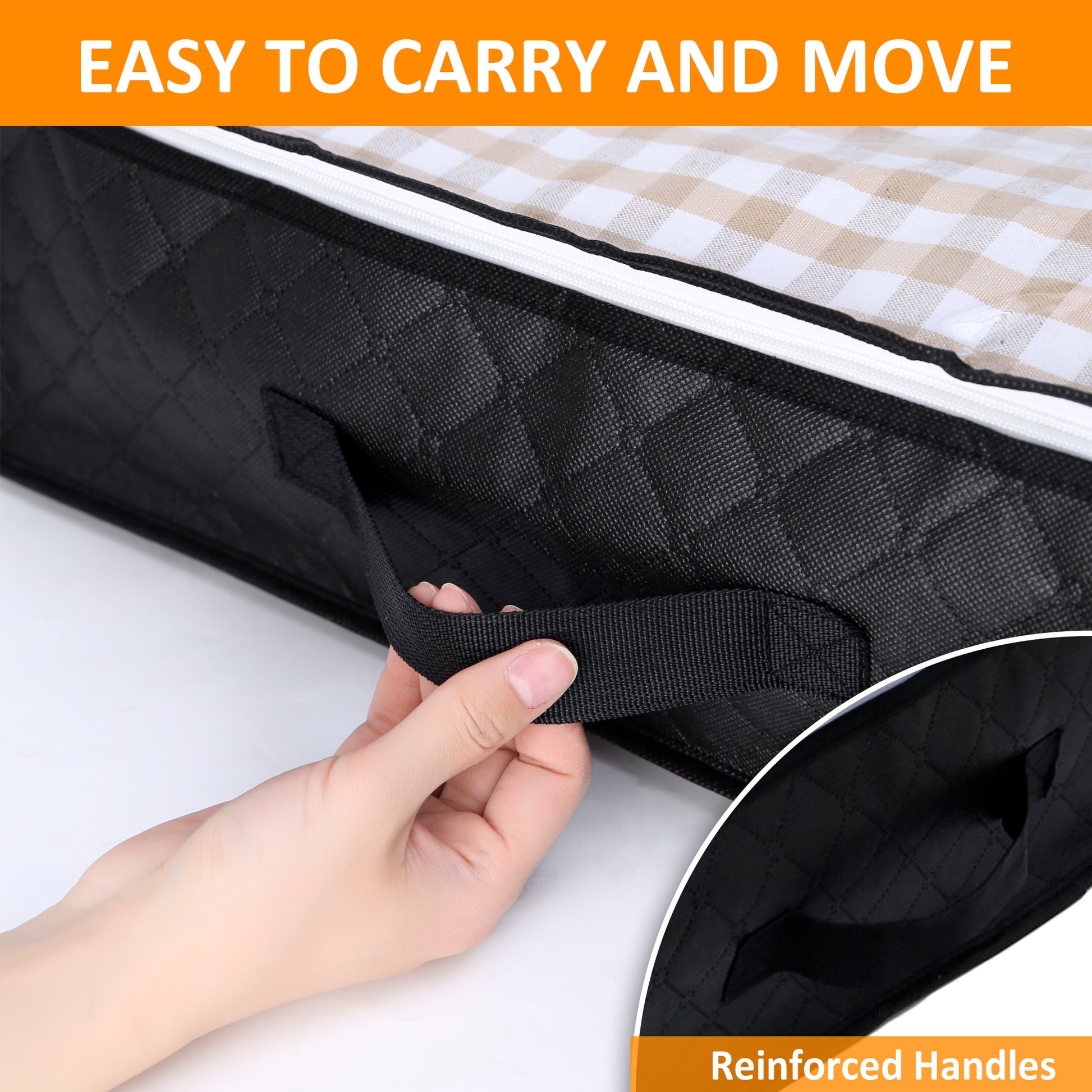100CM Clothes Quilt Blanket Storage Bag Foldable Organiser Bag Travel - Homeware Discounts