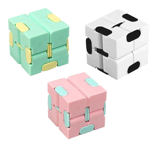 Fidget Infinity Cube Sensory Autism Anxiety Stress Relief Toys - Homeware Discounts