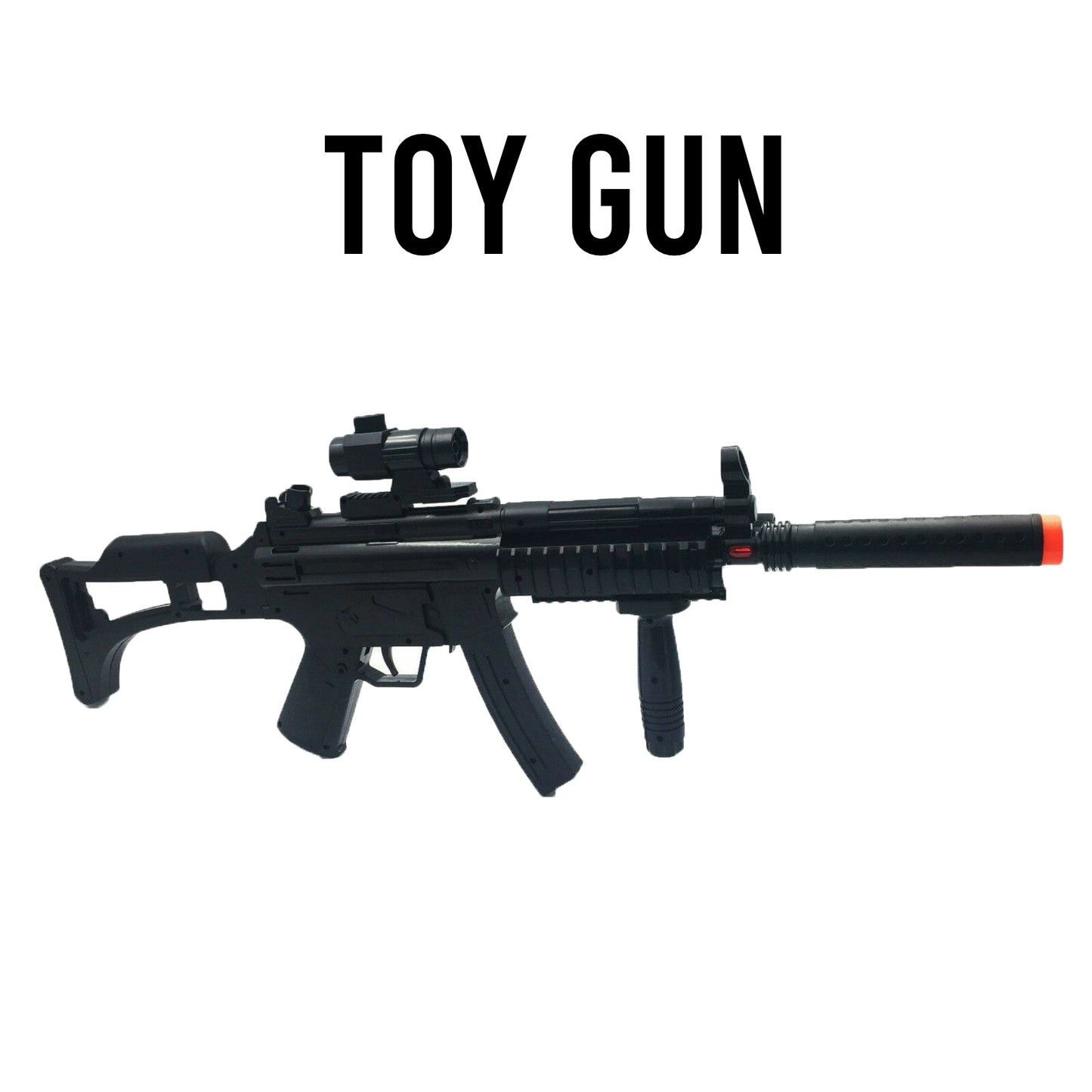 Electronic MP5 Toy Gun Rifle Scope Plastic Vibration Kids Gift AU STOCK - Homeware Discounts