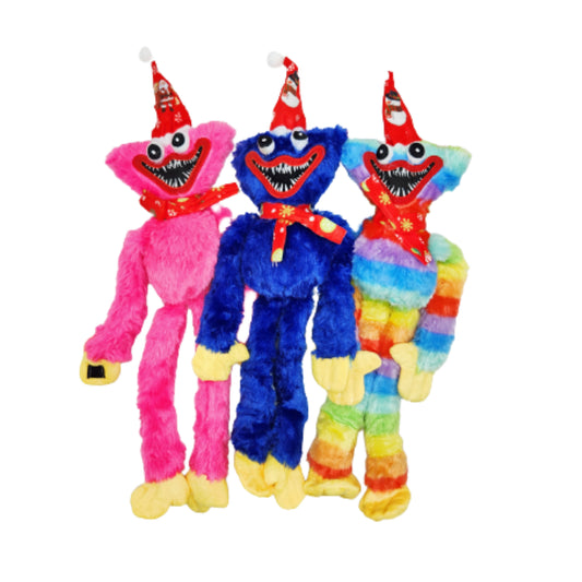 40CM Poppy Playtime Huggy Wuggy Christmas Soft Plush Toy Doll - Homeware Discounts