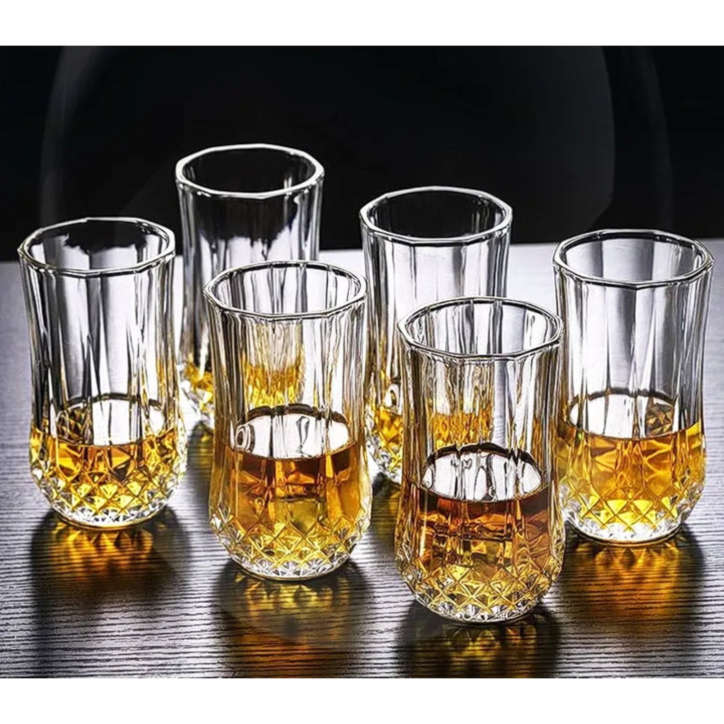 6-Piece 320mL High Quality Drinking Glasses Cup Glassware Whisky - Homeware Discounts