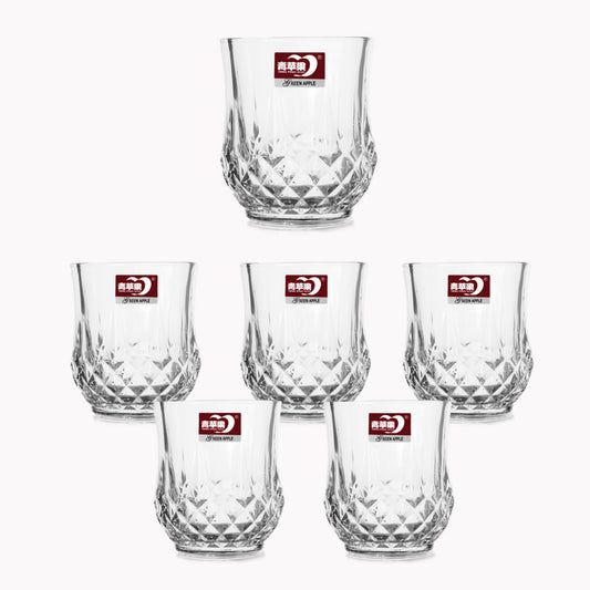 6-Piece 270mL High Quality Drinking Glasses Cup Glassware Whisky - Homeware Discounts