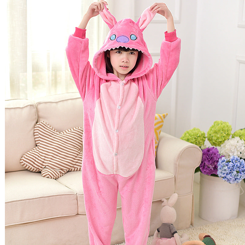 Onesie Dress Kigurumi Kid Plush Cosplay Animal Pajamas Spiderman Stitch Animals - Homeware Discounts