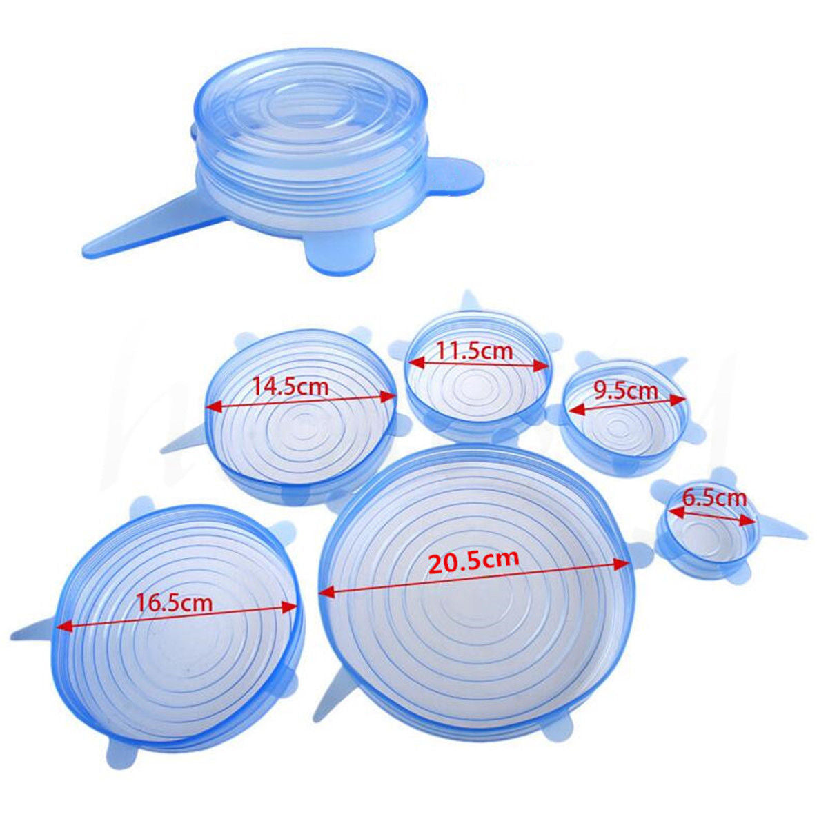 Reusable Silicone Food Cover Fresh Keeping Sealing Stretch Lid Container - Homeware Discounts