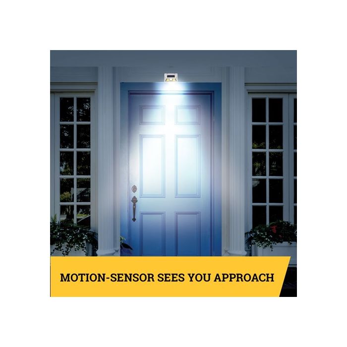 Solar Motion Sensor LED Light Motion Activated Security Sensor Outdoor - Homeware Discounts