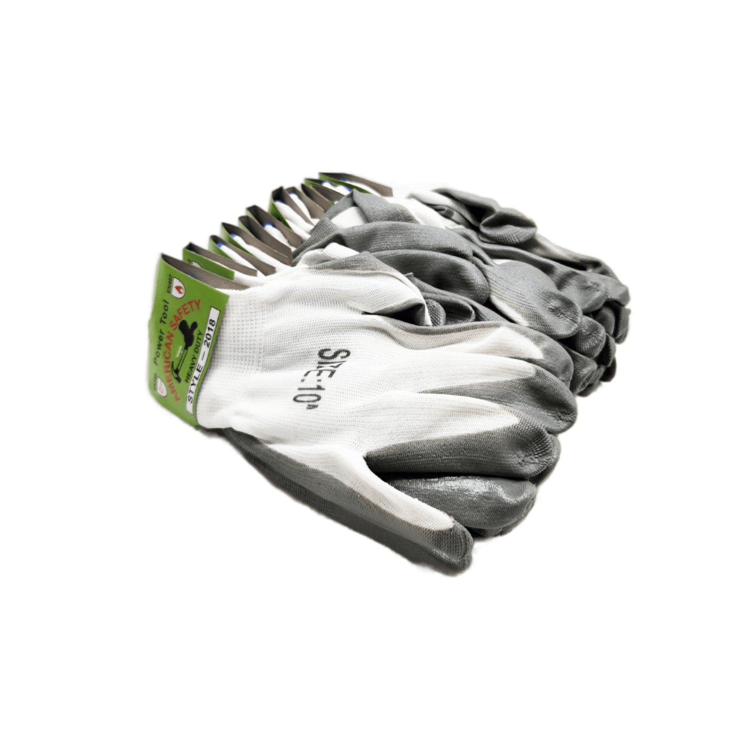 12-Pack Work Gloves Nitrile Safety General Purpose Glove Heavy Duty - Homeware Discounts