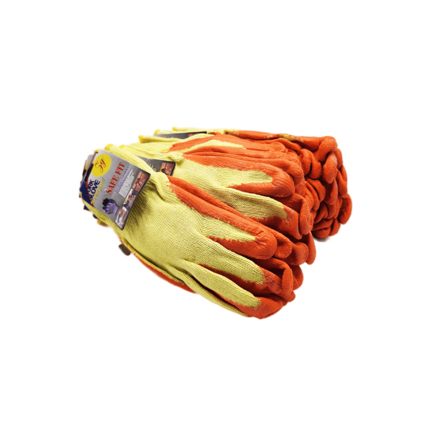 12-Pack Work Gloves Nitrile Safety General Purpose Glove Heavy Duty - Homeware Discounts
