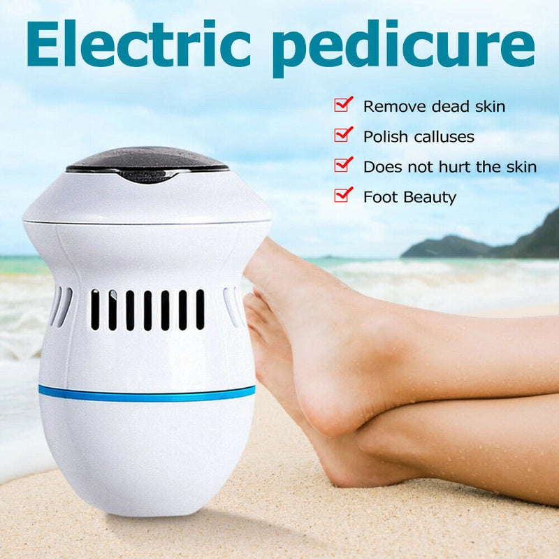 Wireless Portable Rechargeable Pedicure Foot Feet Calluses Remover Vacuum - Homeware Discounts